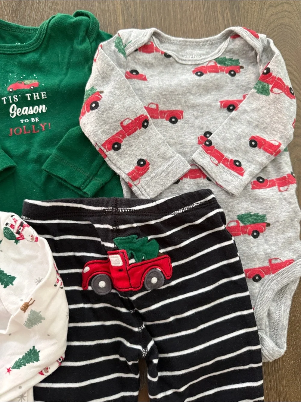 EUC 6 Month Carter’s and Just One You by Carter’s Christmas Outfits